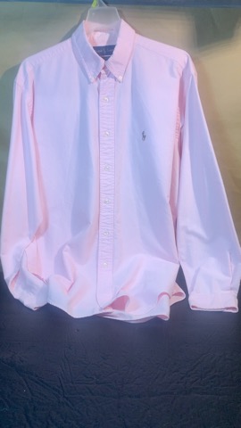 Men's Polo Ralph Lauren Pink Button-Up Shirt