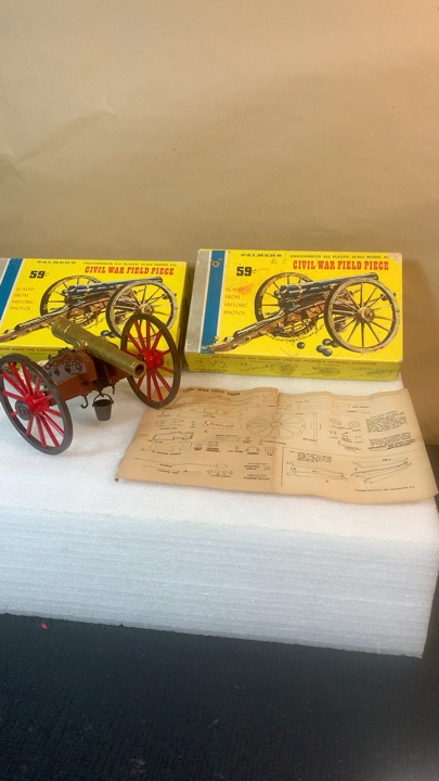 Vintage 1950s Palmer Civil War Field Artillery Piece