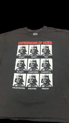 Star Wars Darth Vader Expressions Graphic Tee