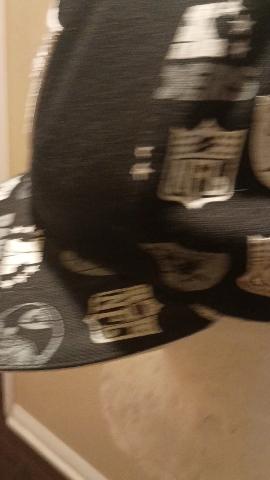 raiders black and white hat one size