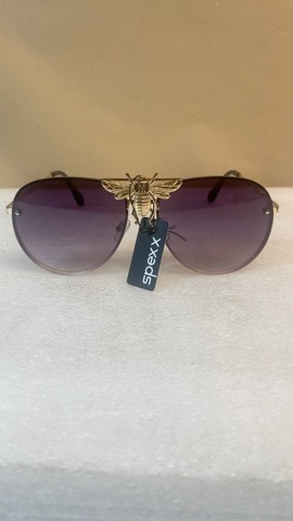 Stylish Spexx Sunglasses with Bee Accent