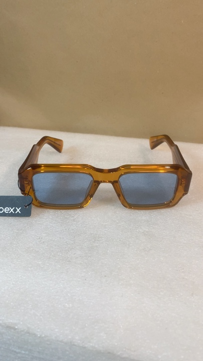 Spexx Unisex Casual Orange/Brown Sunglasses 🕶️