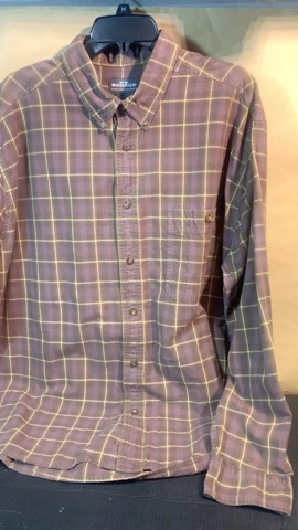 Stylish Purple Checkered Button-Up Shirt