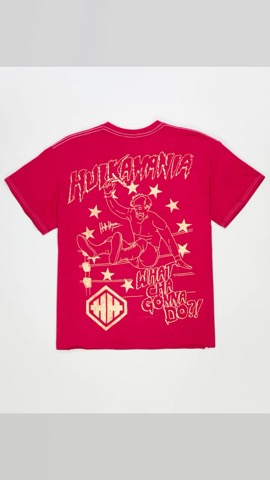 Hulkamania Graphic Tee - Bold Red Style!
