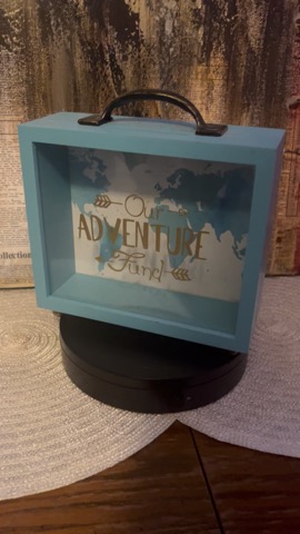 Adventure Fund Box - Travel Savings Decor